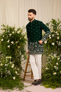 The Crowned - A Short Kurta with Sculpted Cut-Dana Wildlife