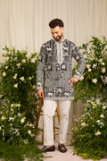 The Imperial — A Black Kurta Alive with Flora and Fauna