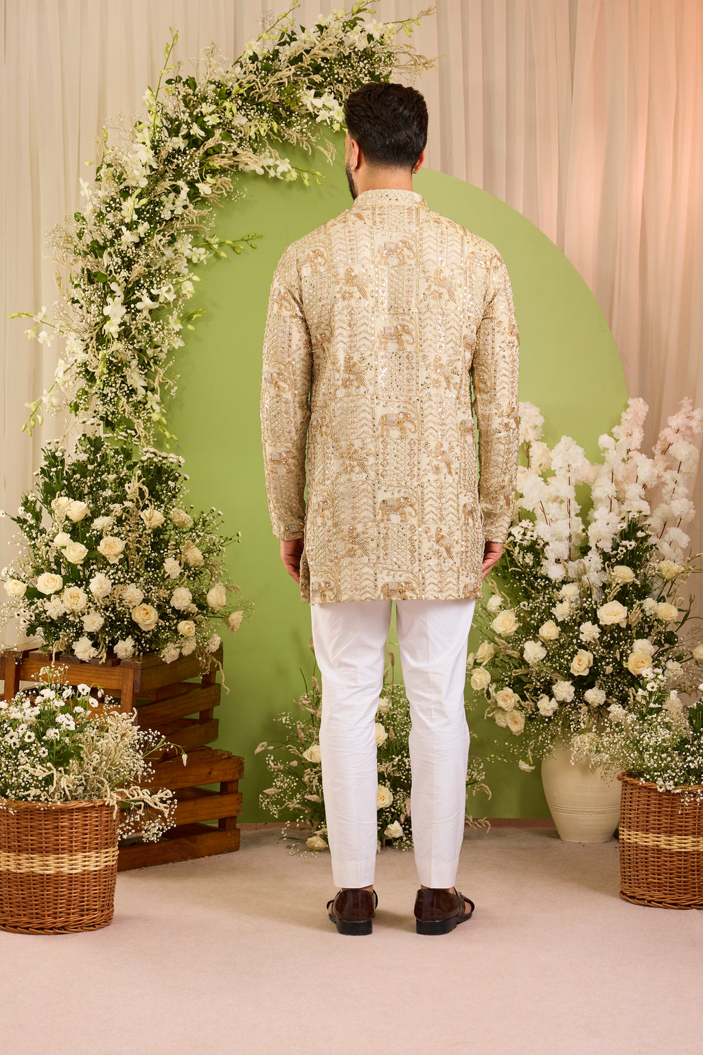 The Palladium — An Ornate Kurta Where Wildlife Meets Couture