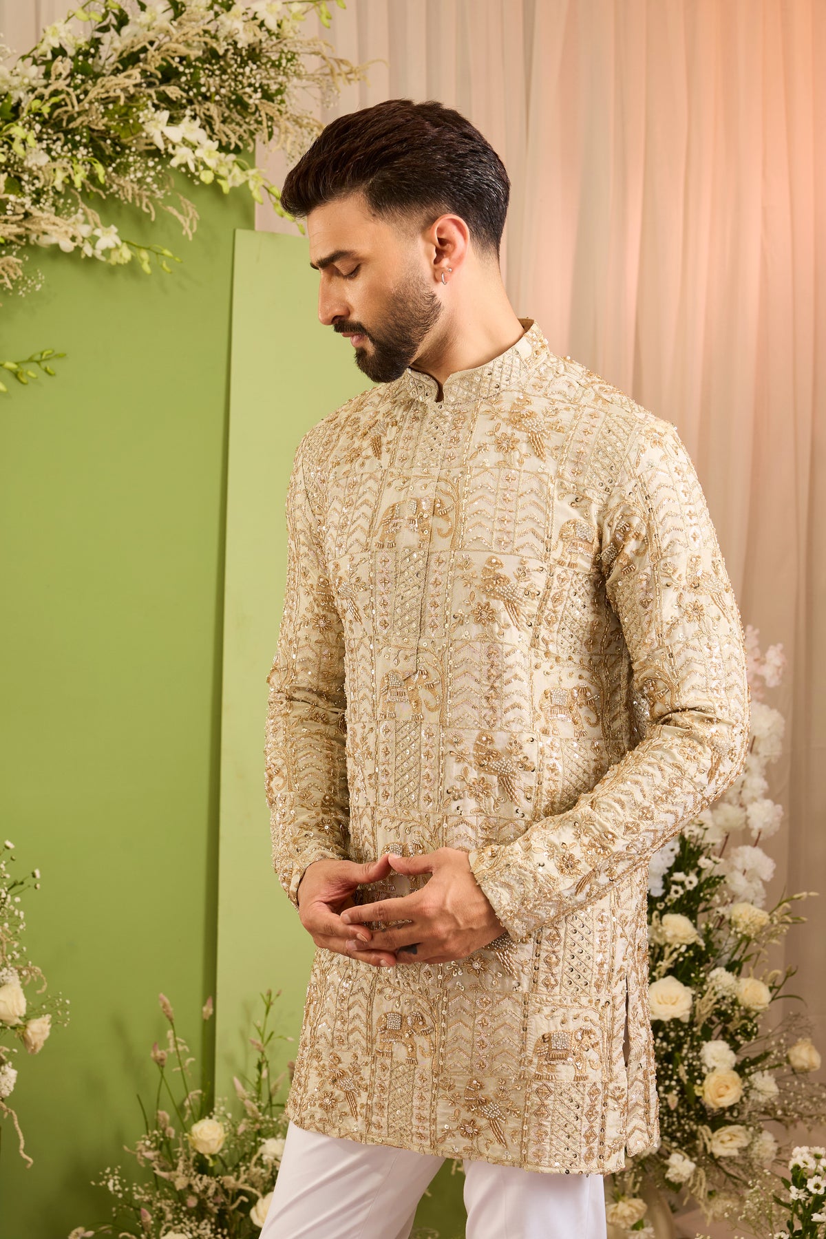 The Palladium — An Ornate Kurta Where Wildlife Meets Couture
