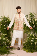 The Kingswood — A Jute Jacket with Regal Nature-Inspired Embroidery